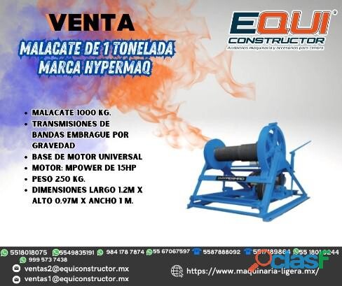 malacate-de-elevacion-de-1-tonelada-marca-hypermaq-guerrero-en-pungarabato-clasf-motor-big-2