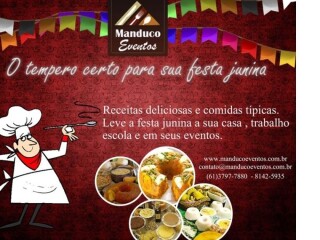 Buffet junino da Manduco Eventos Aguas Claras Servicos para festas infantis e eventos no 220846652 