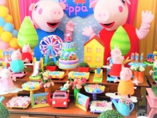 Peppa Pig e George cover personagens vivos festa infantil Mooca Servicos para festas infantis e eventos no 313333539 