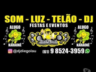 Karaok Som Luz Maq de Fumaca Telo Setor Noroeste Servicos para festas infantis e eventos no 328541152 