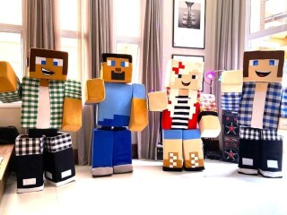 Os Minecraft personagens vivos cover festa infantil Tatuap Servicos para festas infantis e eventos no 329084723 