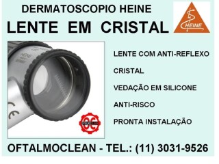 LENTE PARA DERMATOSCOPIO HEINE OFTALMOCLEAN Alto de Pinheiros Pintor de parede e reformas no 188754562 