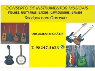 Conserto de instrumentos musicais Cascadura Pintor de parede e reformas no 210979553 