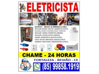 ELETRICISTA EMERGENCIA 24 HORAS 85 998581919 Fortaleza Cidade Pintor de parede e reformas no 310296101 