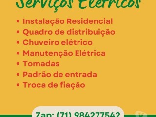 Eletricista Especializado Pau da Lima Pintor de parede e reformas no 329732140 