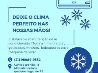 Instalaco e manutenco ar condicionado geladeiras Campo Grande Rio de Janeiro Pintor de parede e reformas no 329950654 