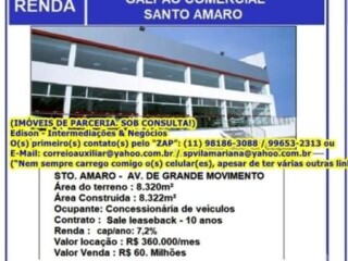 SANTO AMARO E OUTRAS REGIES GALPES LOJAS TERRENOS Santo Amaro Encontre loja venda Santo Amaro no 313515348 