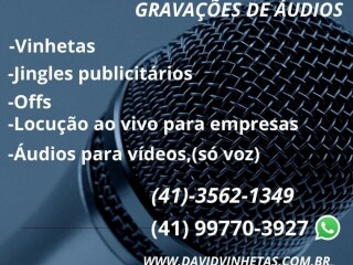 Gravaco de Vinhetas com locutor profissional Porto Velho RO Profissionais liberais no 262654504 