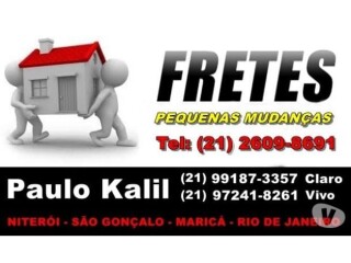 Frete na Regio Oceanica de NiteriNiteriRio972418261 Niteroi RJ Fretes e mudancas no 117547504 