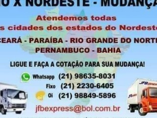 MUDANAS RIO DE JANEIRO X NORDESTE 21986358031 Centro Fretes e mudancas no 224606769 