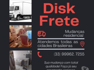 Disk frete e mudancas Governador Valadares MG Fretes e mudancas no 329098431 