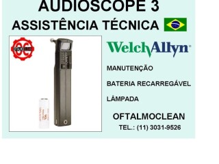 Bateria para Audioscope Welch Allyn Oftalmoclean Alto de Pinheiros Servicos especializados no 186948766 