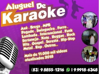 Aluguel de Karaok em Joo Pessoa Joo Pessoa Sul Servicos especializados no 194357219 