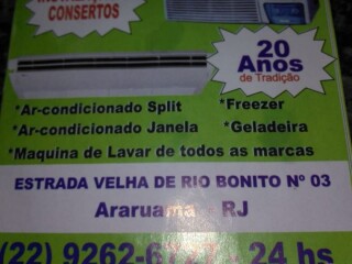 CONSERTO INSTALAO REFRIGERAO ARARUAMA Araruama RJ Servicos especializados no 216986625 