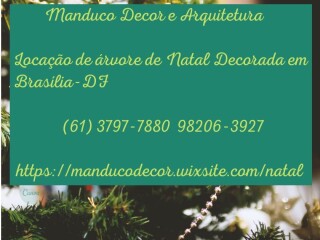 Locaco de arvore de Natal decorada em BrasliaDF Aguas Claras Servicos especializados no 224183549 