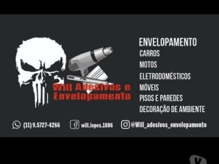 Will adesivos envelopamento Casa Verde Servicos especializados no 317108492 