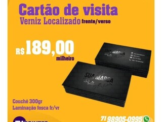 Carto de visita Verniz localizado Amaralina Servicos especializados no 324966076 