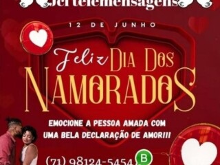 Telemensagens para o dia dos Namorados Alagoinhas BA Servicos especializados no 328075445 