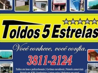 TOLDOS 5 ESTRELAS Ipu Ipua SP Servicos especializados no 328605670 