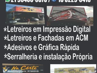 Letreiros em geral fabricamos em impresso digital e ACM Sorocaba SP Servicos especializados no 328659857 