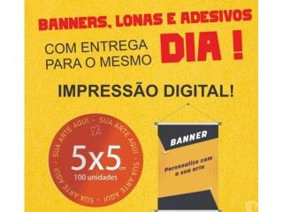 Adesivos banners e lona Entrega no mesmo dia Centro de Salvador Servicos especializados no 328719517 