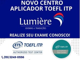 Centro Aplicador Toefl Itp Campinas SP Aulas de ingls e cursos de idiomas no 317335291 