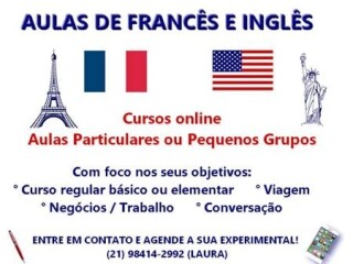 Aulas de Francs e de Ingls Online Outros Bairros Rio de Janeiro RJ Aulas de ingls e cursos de idiomas no 317937569 