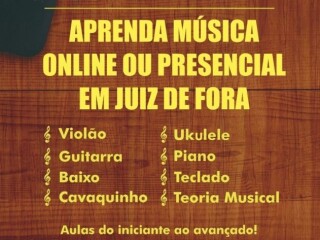 Aulas de violo guitarra baixo teclado piano cavaquinho Juiz de Fora MG Cursos de teatro danca e msica no 227953742 