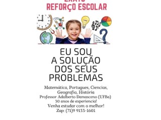 Curso Exato Reforco Escolar Pau da Lima Professores particulares no 206349282 