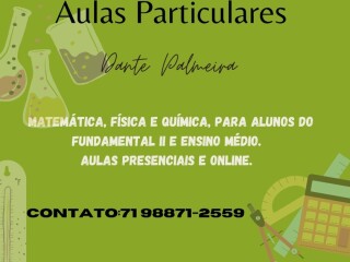 AULAS DE MATEMTICA FSICA E QUMICA So Cristvo Salvador Professores particulares no 301434990 