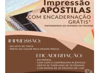 Impresso e Encadernaco de Apostilas Grtis Sao Jose dos Campos SP Assistncia tcnica e conserto de eletrnico no 205840596 