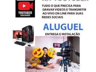 KIT COMPLETO PARA YOUTUBER gravaco transmisso ao vivo Centro Florianopolis Assistncia tcnica e conserto de eletrnico no 208447545 