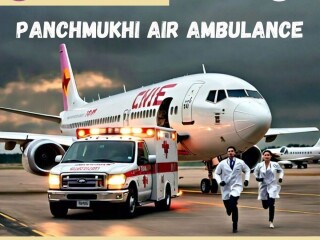 Hire Panchmukhi Air Ambulance Services in Varanasi with Superb Medical Setup