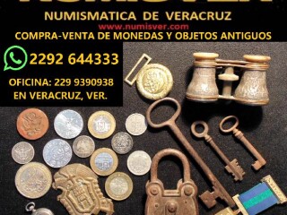 Compramos monedas y objetos antiguos. en Veracruz | Clasf aficiones-y-ocio