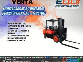 Montacargas 3 toneladas marca hypermaq mh3ton edomex en Ecatepec De Morelos | Clasf casa-y-jardin