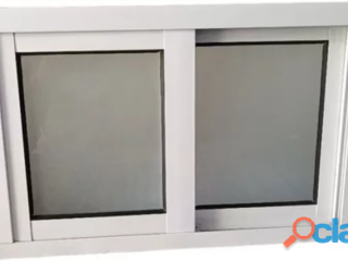 Ventana de aluminio blanco 2" con mosquitero en León | Clasf casa-y-jardin