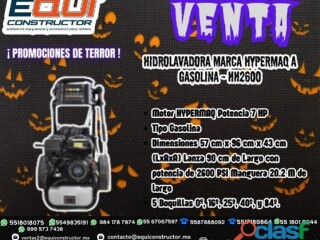 Hidrolavadora marca hypermaq a gasolina mm2600 hidalgo en Mineral Del Chico | Clasf motor