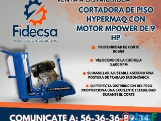 Con cortadora de piso hypermaq con motor mpower 9hp en Culiacán | Clasf inmobiliaria