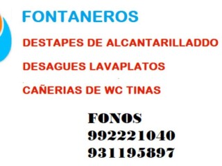 DESTAPE DE CAÑERIAS DE LAVAPLATOS 992221040 LO BARNECHEA Lo Barnechea - 327707412 | Vivastreet